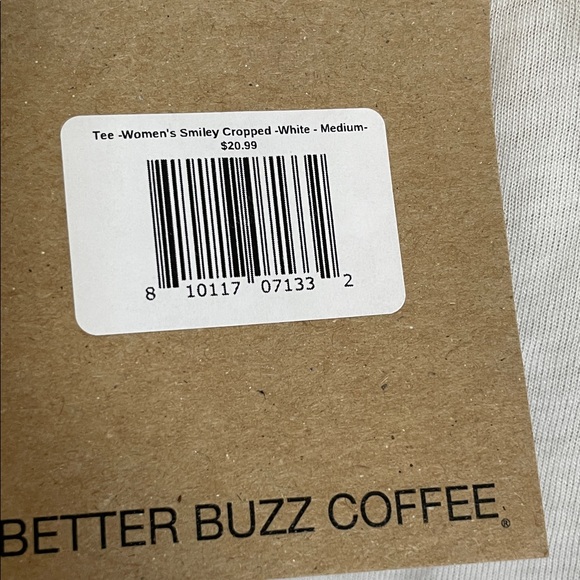 White Better Buzz Coffee T-Shirt #151 - Picture 6 of 7